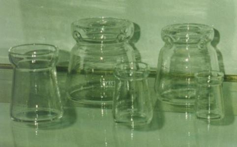 Pyrex (Clear) Glass Followers for Special Wick Candles (fits all 1-1/2" dia. candles)