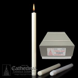 1-1/8" x 10-1/2" Beeswax Altar Candles