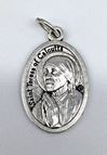 St. Teresa of Calcutta 1" Oxidized Medal