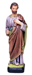 11" St Joseph The Worker Statue Made In Peru