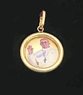 14KT Gold Pope Francis Medal Only