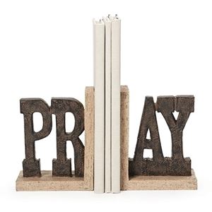 2 Piece Pray Bookends