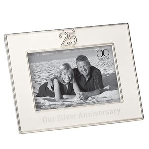 25th Anniversary Frame, holds a  4x6 photo