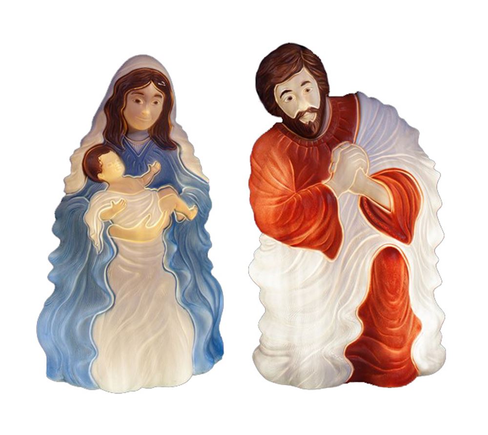 Nativity Scene Beeswax Candle and Figure Molds Set