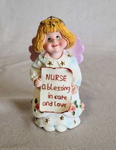 5.5" Angel Nurse Figurine/Ornament | CATHOLIC CLOSEOUT
