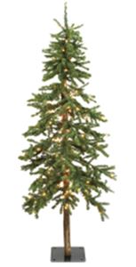 5 Foot Pre Lit Alpine Christmas Tree