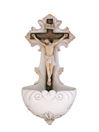 Crucifixion 6.75" Holy Water Font