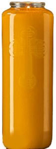 6 Day Amber Bottlelight Glass Candle, Case of 12