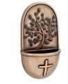 Tree of Life 6" Bronze Holy Water Font