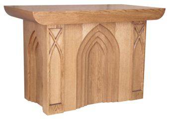 636 Altar Table altar, furniture, communion table, church goods, church furniture, wood table, wood altar, wood finishes, woerner, 636