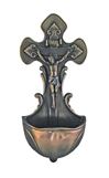 Crucifixion 7.5" Holy Water Font