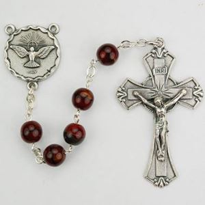 7mm Red/Black Holy Spirit Rosary