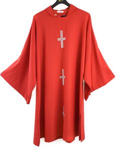 99 Red Dalmatic - 3 Crosses by Sorgente