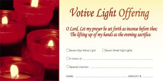 Special - Votive Light - Offering Envelope 100/PKG