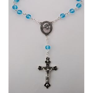 Aqua Auto Rosary, Carded