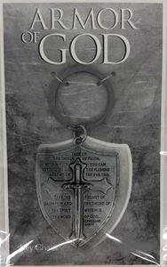 Armor of God 3.5" Keychain