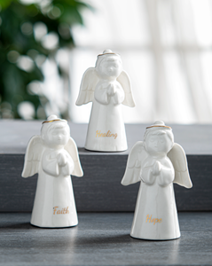 Assorted 3.5" Little Angel Ivory Figurines, Sold Each