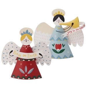 Assorted Caroling Angel Figurines