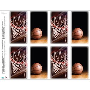 Basketball Print Your Own Prayer Cards - 25 Sheet Pack