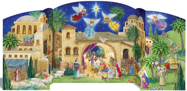 Bethlehem Nativity Advent Calendar 3D