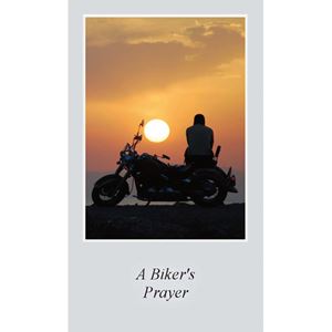 Bikers Motorcycle Prayer Paper Prayer Card, Pack of 100 