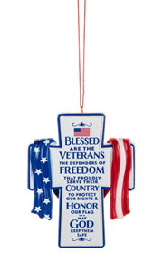 Blessed Are The Veterans Ornament
