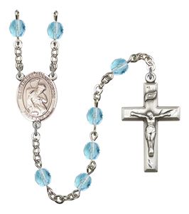 Blessed Herman the Cripple Patron Saint Rosary, Square Crucifix
