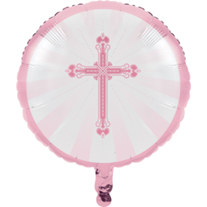 Blessings Pink 18" Metallic Balloon