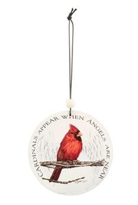 Cardinals Appear When Angels Are Near 4" Ornament