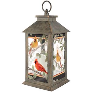 Cardinals LED Lantern
