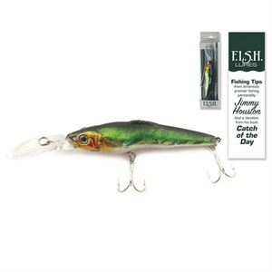 Catch of the Day Lure-Deep Diver Green N Chrome