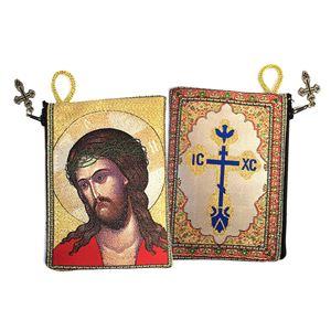 Christ Bridegroom Icon Rosary Pouch 5 3/8"