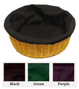 Collection Basket Liners for 4" or 6" Deep Baskets- 3 Colors Available