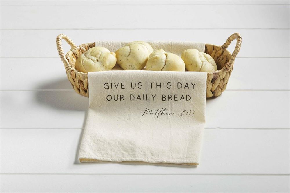 GIVE US THIS DAY OUR DAILY BREAD TEA TOWEL