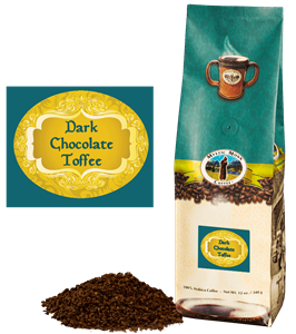 Dark Chocolate Toffee 12oz. Mystic Monk Ground Coffee *Limited Time Flavor*