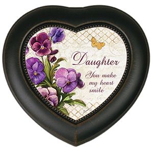 Daughter, Make My Heart Smile Heart Music Box