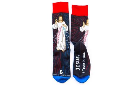 Divine Mercy Socks - Adult