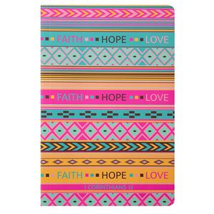 Faith Hope and Love Boho Journal