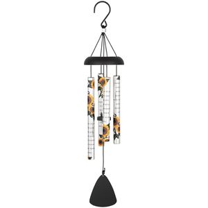 Family fills your life with joy, your soul with sunshine and your heart with love 21" Windchime