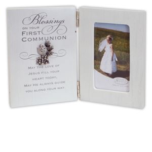 First Communion Hinged Frame with Chalice