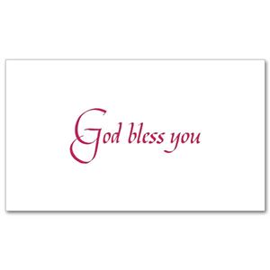 God Bless You Blank Note Cards 20 Notes & Envelopes Per Package