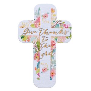 Give Thanks To The Lord Cross Bookmark