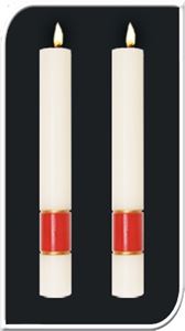 Gloria Side Altar Candles