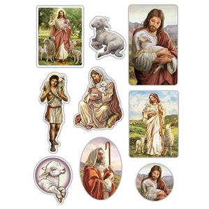 Good Shepherd Catholic Stickers 6" x 8" Sheet