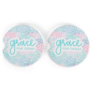 Grace for Today Car Coasters 