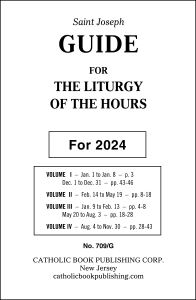 Liturgy Of The Hours Guide For 2024 (Large Type)
