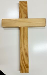 Handcrafted 12" Wood Wall Cross 