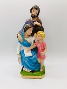 Holy Family 8" Plaster Statue from Italy