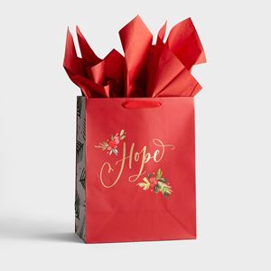 Hope Large Christmas Bag with Tissue