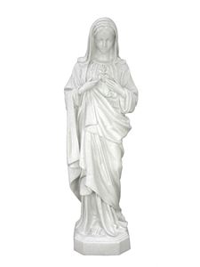 Immaculate Heart of Mary 24" Statue, Granite Finish